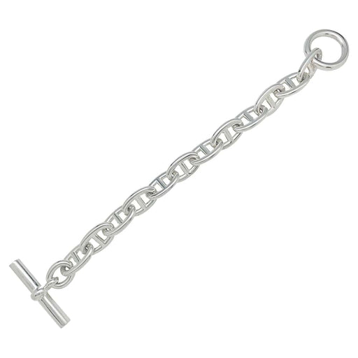 Bracelet Bracelet Hermès "Chaîne d'ancre" en argent. 58 Facettes 30641