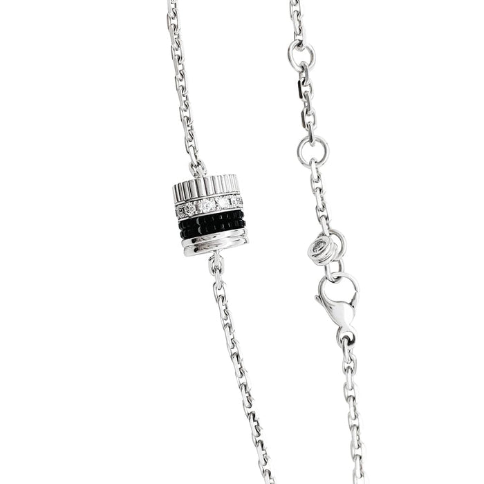 Bracelet Bracelet Boucheron "Quatre Black Edition" en or blanc, diamants. 58 Facettes 30224