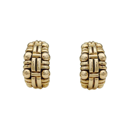 Boucles d'oreilles Boucles d'oreilles Boucheron, "Boules croisées", en or jaune. 58 Facettes 29219