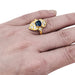 Ring 52.5 Mellerio ring in yellow gold sapphire and diamonds. 58 Facettes 29869