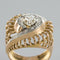 Bague 51 Bague rétro tourbillon de diamants 58 Facettes 19-084-55