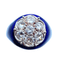 Bague Bague diamants émaillés bleus 58 Facettes