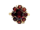 Bague Bague Marguerite or et grenats 58 Facettes