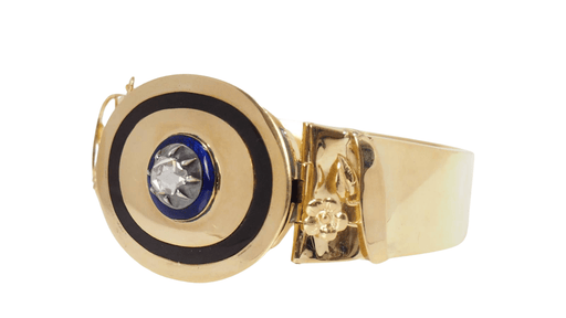 Bracelet Bracelet Napoléon III émail diamant 58 Facettes 31082