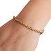 CARTIER bracelet - “Oat grain” mesh bracelet in yellow gold 58 Facettes