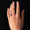 Bague 55 Bague rubis entourage diamants 58 Facettes CQ596-51