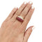 Bague 57 Bague dôme en or jaune diamants et rubis. 58 Facettes 30527