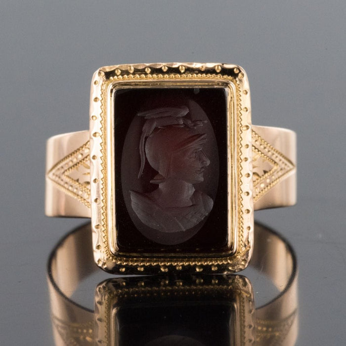 Bague 62 Bague ancienne intaille sardonyx et or 58 Facettes 18-365-62