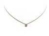 Necklace Necklace Chain + pendant White gold Diamond 58 Facettes 1139156CN