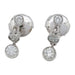 Earrings Dangling earrings in white gold and diamonds. 58 Facettes 30143
