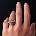 Bague 59 Bague diamants or blanc vintage 58 Facettes 15-286-59