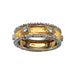 Ring 52 Alliance Buccellati 2 gold 750/000, “Fusi” model, diamonds. 58 Facettes 30247