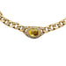 Collier Collier Cartier en or jaune diamants et saphir jaune. 58 Facettes 30440