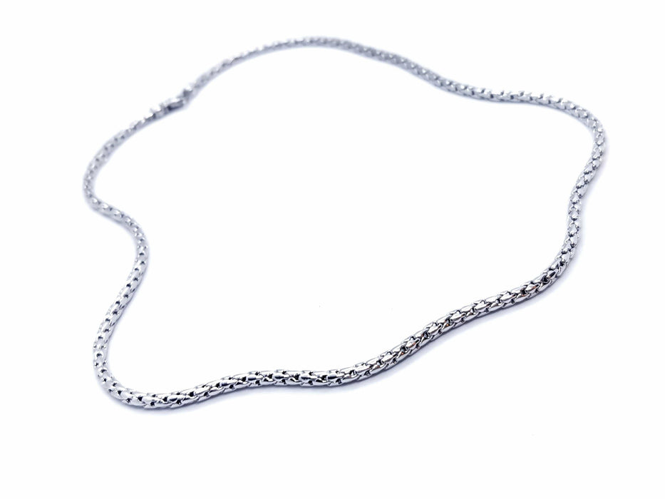 Collier Collier Or blanc 58 Facettes 1011040CD