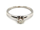 Bague 54 Bague Solitaire Or blanc Diamant 58 Facettes 1126561CN