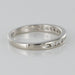 Bague 53 Demi alliance diamants platine 58 Facettes 18-387A-53