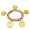 Bracelet Bracelet gourmette en or rose, or jaune 58 Facettes