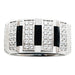 Ring 53 Chaumet ring, “Class One”, white gold, diamonds. 58 Facettes 30619