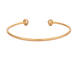 Bracelet Open bangle bracelet in pink gold with diamonds 58 Facettes