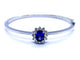Bracelet Bracelet Or blanc Tanzanite 58 Facettes 997179CN