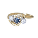 Ring Toi et Moi Sapphire & Diamond Ring 58 Facettes