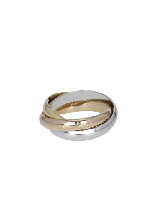 Ring 54 CARTIER Trinity ring "Les Must de Cartier" 3 Gold 750/1000 58 Facettes 64419-60908