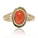 Bague 49 Bague ancienne corail 58 Facettes 21-098-49