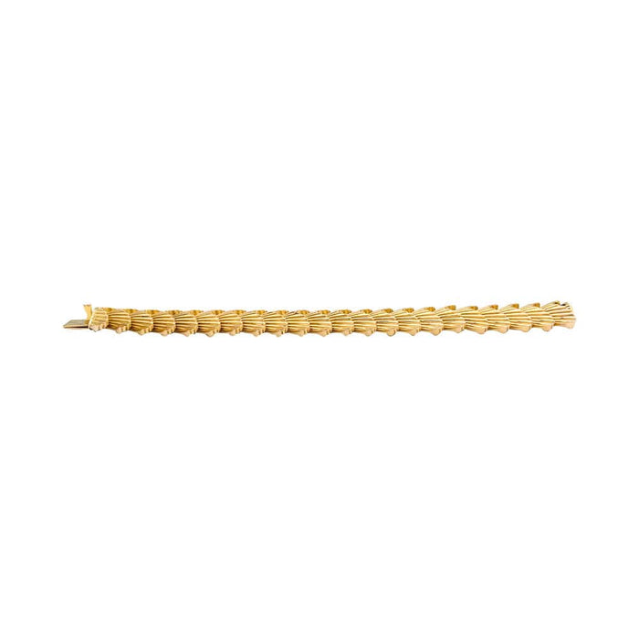 Bracelet Bracelet articulé en or jaune. 58 Facettes 29511