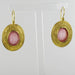 Earrings Leverback earrings intaglio with chiseled decor 58 Facettes SO082D