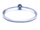 Bracelet Bracelet Or blanc Tanzanite 58 Facettes 997179CN