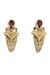 Earrings Ruby and diamond earrings 58 Facettes 33231