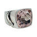Ring 55 Chaumet “Lien” signet ring in white gold, diamonds and morganite. 58 Facettes 28572