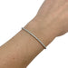 Bracelet Diamond line bracelet in white gold. 58 Facettes 30221