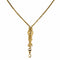 Collier Collier ancien or jaune coulant et main gantée 58 Facettes 20-384