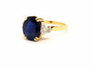 Ring 55 Ring Yellow gold Sapphire 58 Facettes 757301CN
