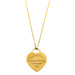 Necklace Tiffany & Co. “Please return to” necklace in yellow gold. 58 Facettes 30234