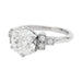 Ring 51 2,06 carat diamond solitaire ring in white gold. 58 Facettes 30651