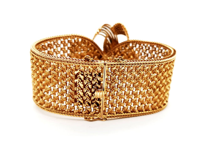 Bracelet Bracelet Manchette Or jaune 58 Facettes 1132925CN