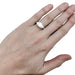 50 Solitaire ring in white gold, 3-carat emerald-cut diamond. 58 Facettes 29735