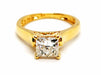 Bague 47.5 Bague Solitaire Or jaune Diamant 58 Facettes 1167334CN