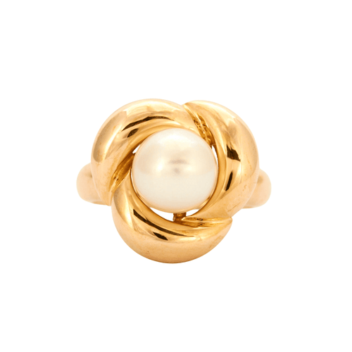 Bague 52 Bague Pétale Perle 58 Facettes 002.196