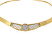 Necklace Mauboussin necklace, "Nadia", yellow gold, mother-of-pearl, diamond 1.42 cts. 58 Facettes 30501