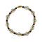 Bracelet Bracelet boules cristal de roche, lapis lazuli, intercalaires or jaune. 58 Facettes 30350
