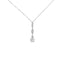 Collier Collier style Art Déco en or blanc platine et diamants. 58 Facettes 30602