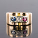 Ring 52 Patriotic Tank Ring Sapphire Diamond Ruby 58 Facettes 20-349-49