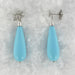 Boucles d'oreilles Boucles d'oreilles diamants et goutte de turquoise 58 Facettes 13-058-8244953