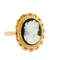 Bague 53 Bague en Or jaune, camée 58 Facettes