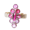 Bague Bague marquise or rose et grenats de Perpignan 58 Facettes