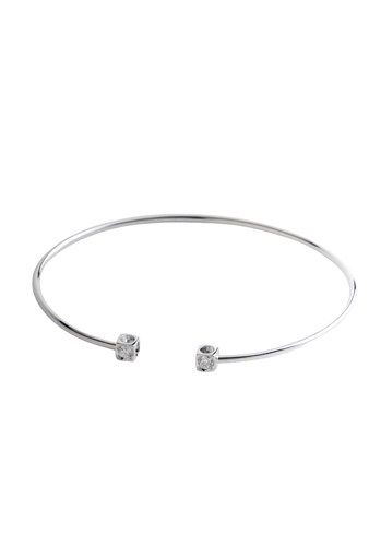 Bracelet Bracelet DINH VAN Le Cube Diamant PM Or Blanc 750/1000 58 Facettes 64169-60473