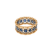 BUCCELLATI Ring - Eternal Sapphire Diamond Gold Band Ring 58 Facettes